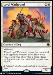 Chien de guerre loyal - The List