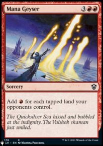 Geyser de mana - The List