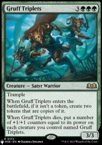 Tripl�s bourrus - The List
