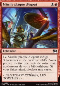 Missile plaque d'�gout - Teenage Mutant Ninja Turtles