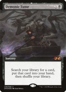 Demonic Tutor - Ultimate Box Topper