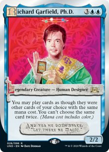 Richard Garfield, docteur es philosophie - 