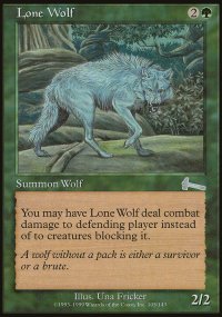 Loup solitaire - Urza's Legacy