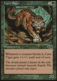 Tigre des cavernes - Urza's Saga