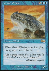 Grande baleine - Urza's Saga