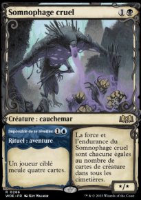 Somnophage cruel<br>Impossible de se rveiller - 