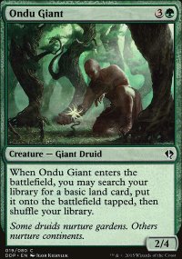 Ondu Giant - Zendikar vs. Eldrazi